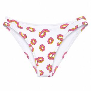 Odd Future Donuts NWT High Leg Hipster Bikini Bottoms Medium Swim beach vacation